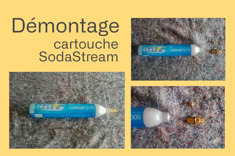 Démontage : cartouche SodaStream